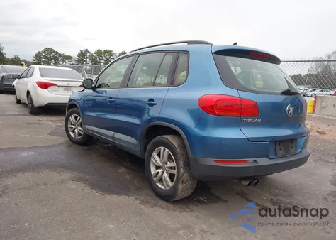 2017 Volkswagen Tiguan 2.0T/2.0T S из США, поврежденный, VIN WVGAV7AX3HK023018